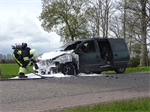 Prio 1 Brand Wegvervoer Auto Trekwei Driezum